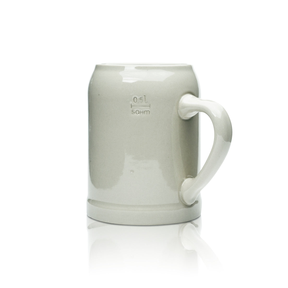 6 chopes à bière 0,5 l en céramique, poterie, verre, brasserie, chope à bière – Vue 4