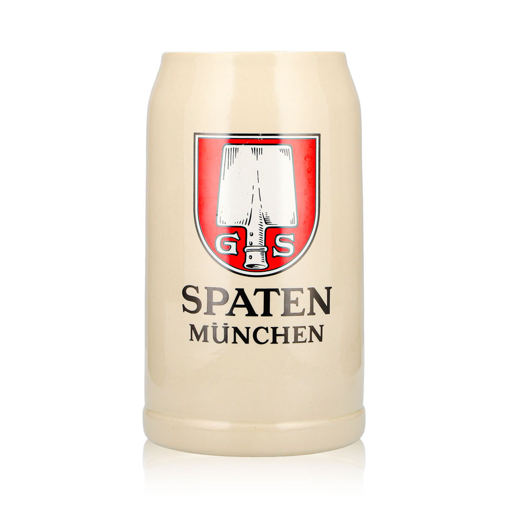 Chope de bière Spaten XXL 2 l, chope de bière, chope géante, chope de Munich, en verre et en faïence