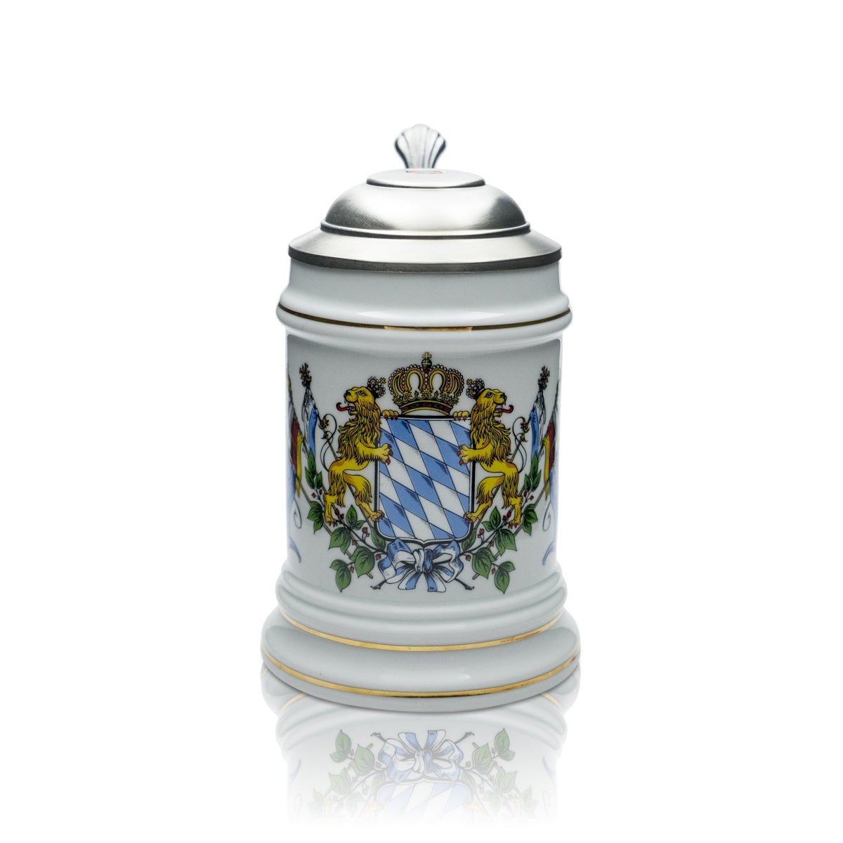 Bougie de table en forme de chope de bière, 10 cm, en cire de haute qualité, avec couvercle en étain, couleur argenté, avec une bougie à mèche longue durée, 10 cm, 100 g, 1 pièce