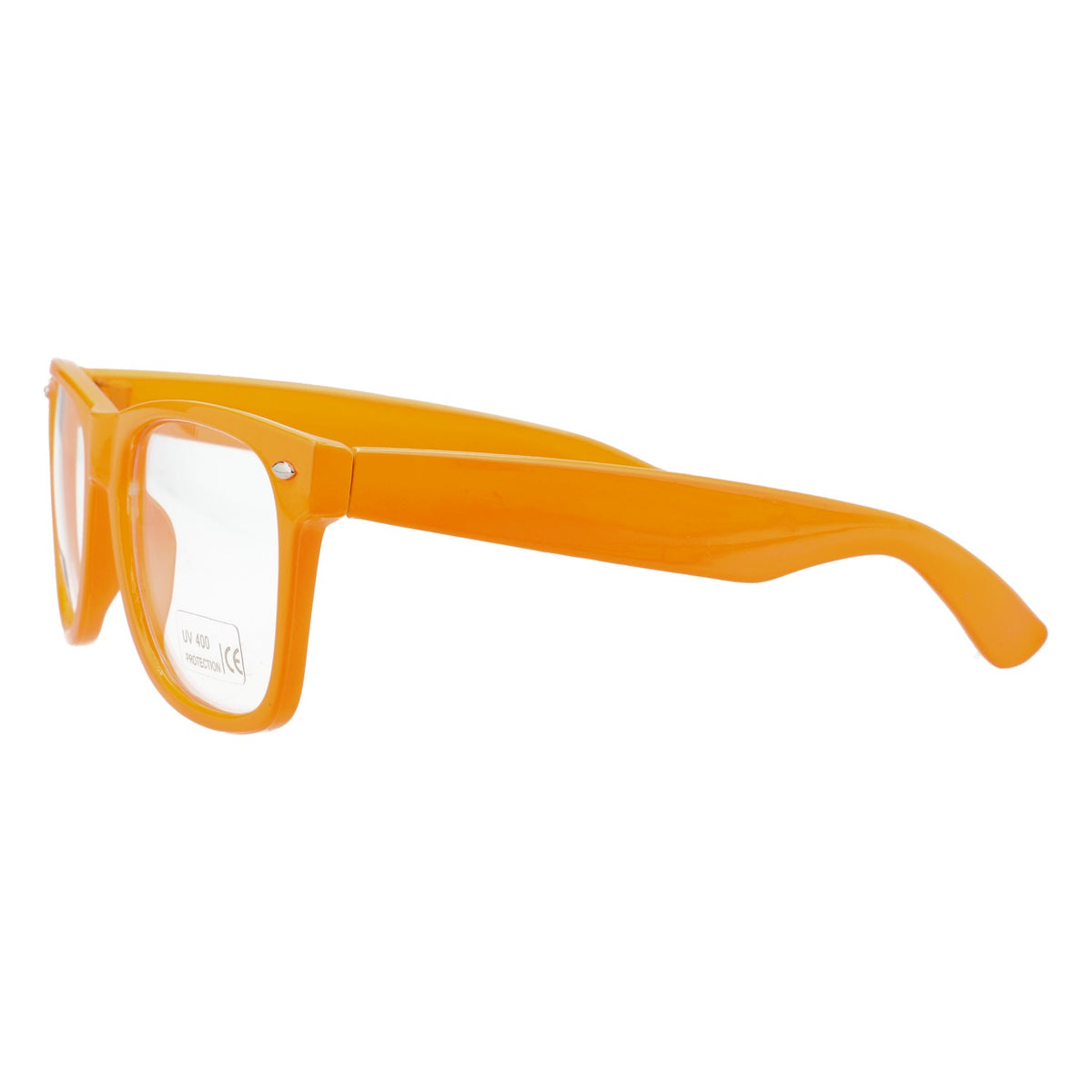 Lunettes de soleil orange Lunettes de fête Lunettes amusantes – Vue 3