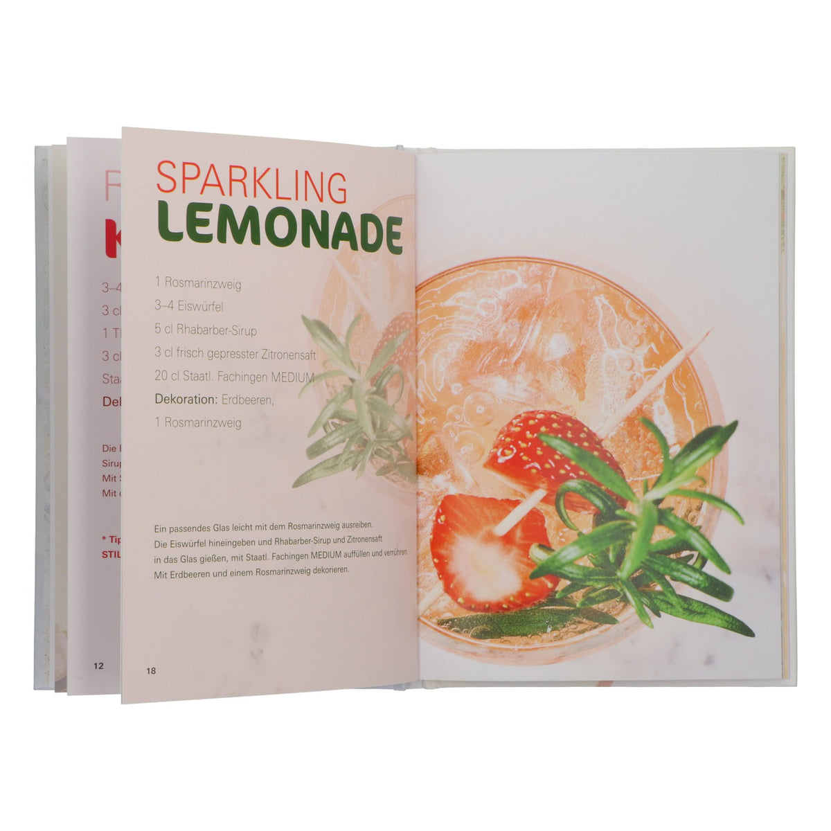 Livre « L'eau de Fachingen » : cocktails et boissons à base d'eau sans alcool, nouvelle édition, format papier – Vue 3