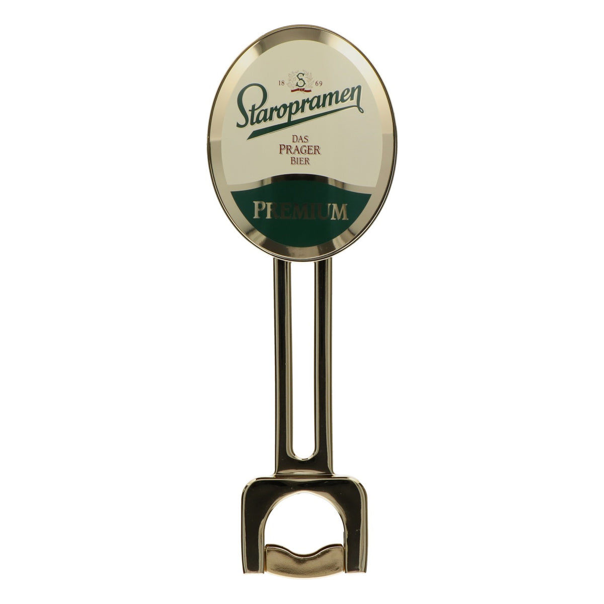 Bière Staropramen de Prague, embout de tirage, levier en métal / plastique « Premium »