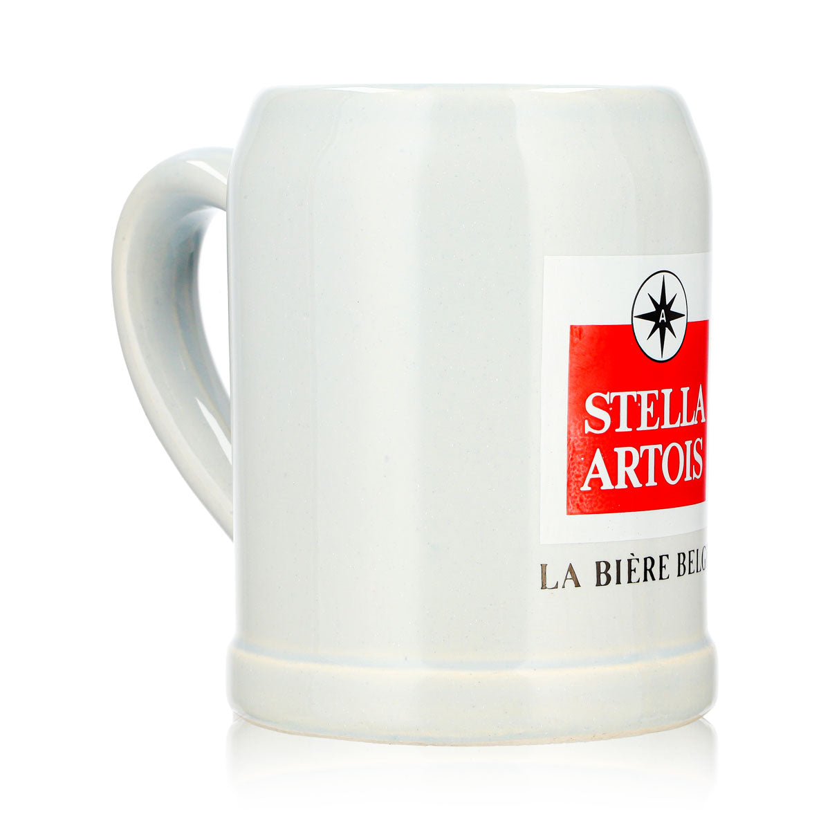 Verre à bière Stella Artois 0,5 l, chope en terre cuite avec grand logo en terre cuite – Vue 3