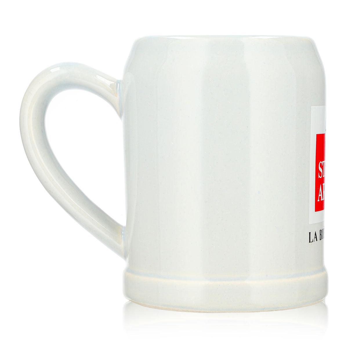 Verre à bière Stella Artois 0,5 l, chope en terre cuite avec grand logo en terre cuite – Vue 4