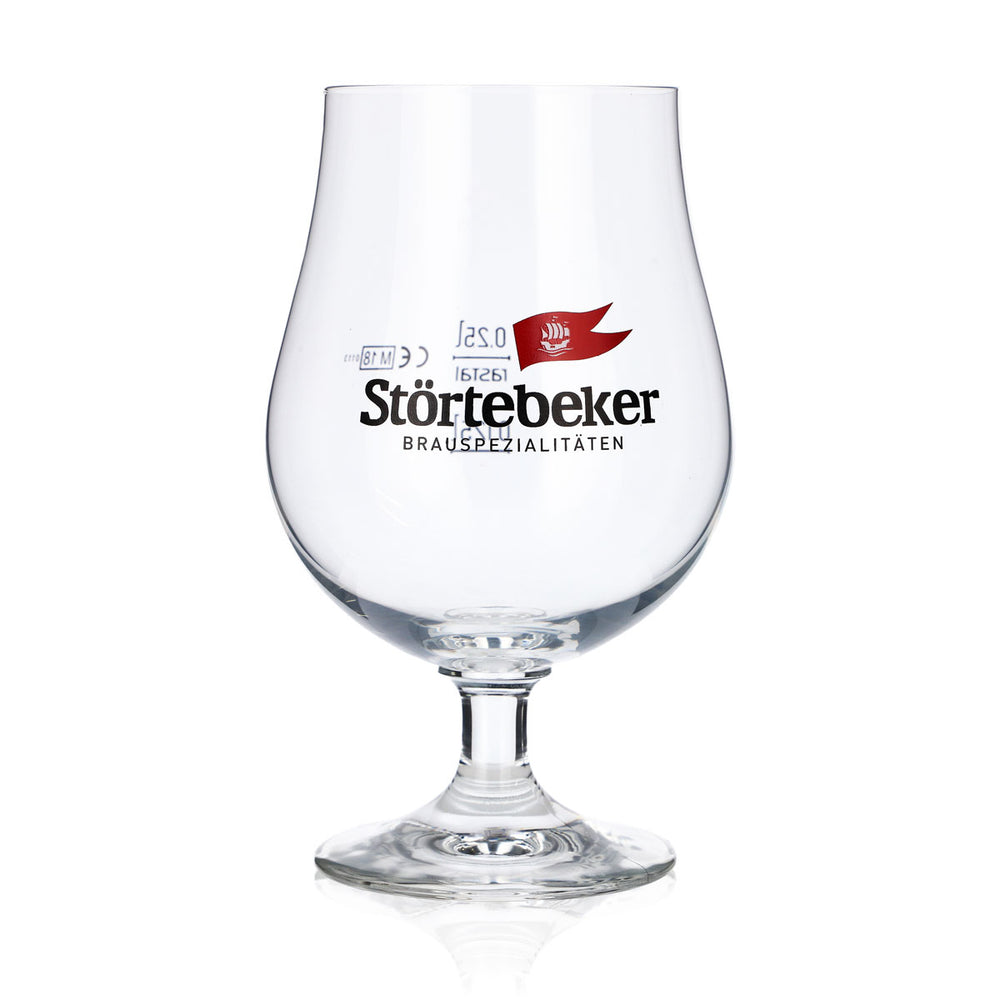 Verre à bière Störtebeker 0,25 l – Verre à dégustation Verre ventru Repère de niveau Craft Beer