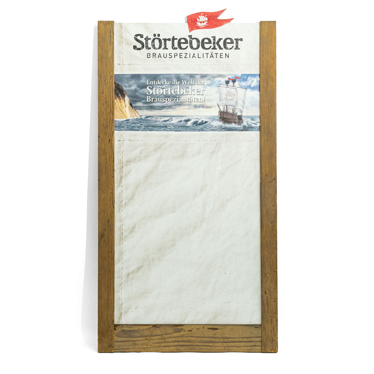 Störtebeker Bière Tableau noir en bois véritable Décoration murale
