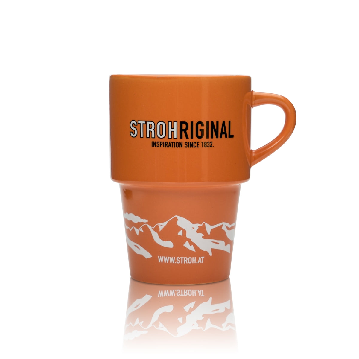 Tasse à rhum 0,25 l Orange Strohriginal Mug à vin chaud Verres à cocktail Henkel – Vue 2