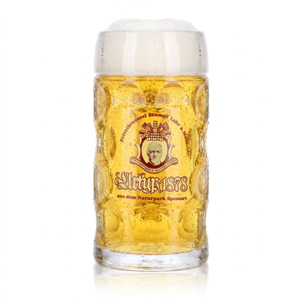 Verre à bière Stumpf, chope à bière 0,25 l « Urtyp 1878 », brasserie artisanale Stumpf, relief