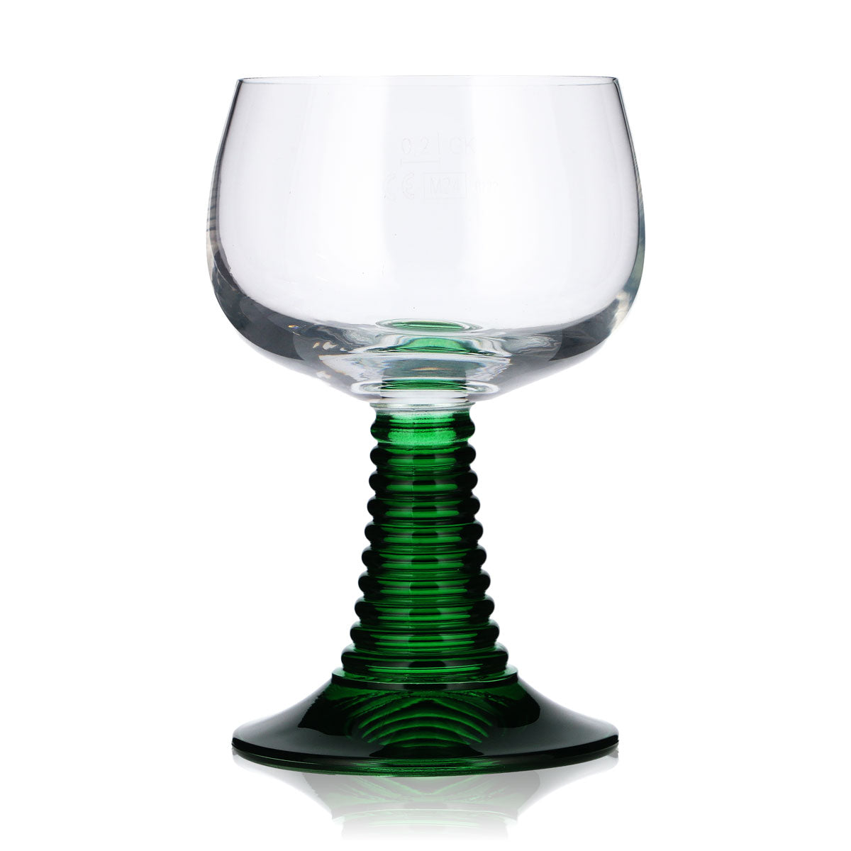Verre à vin Table Roc « Weinrömer » 0,2 l, pied vert