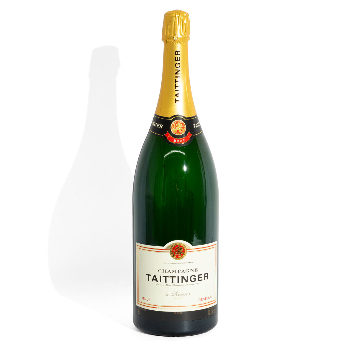 Champagne Taittinger 3 l BOUTEILLE VIDE Bouteille décorative Empty Bottle Brut