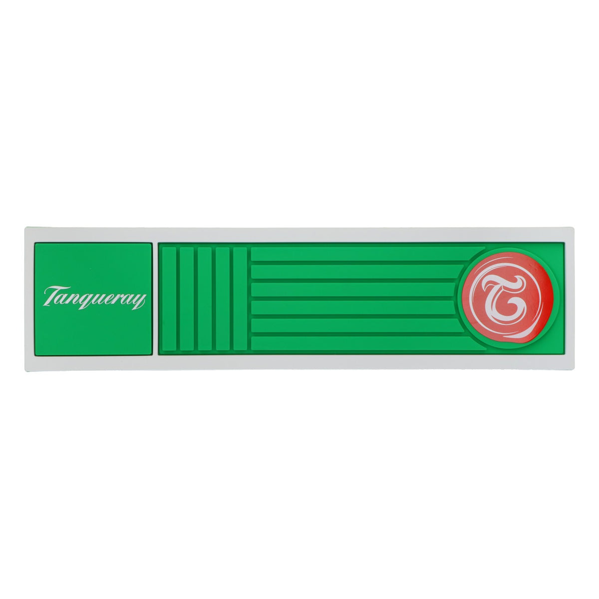 Tapis de bar Tanqueray Gin vert et blanc Tapis égouttoir Accessoires de bar