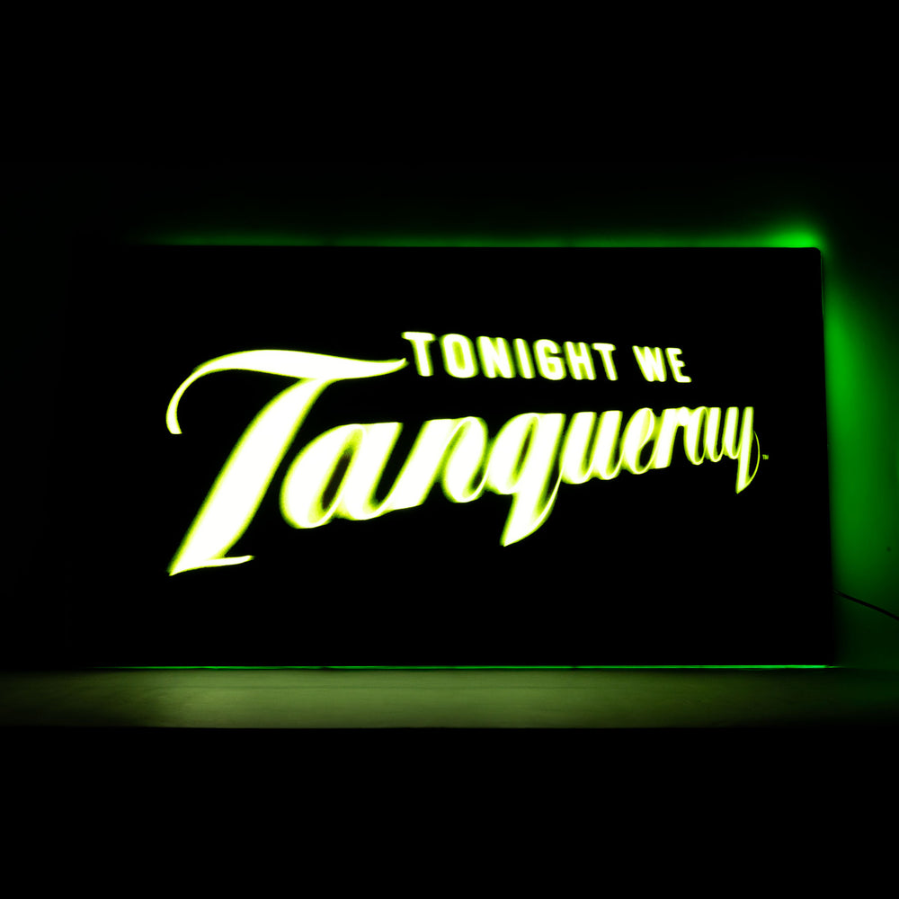 Tanqueray Gin Enseigne lumineuse LED « Tonight » Acrylique
