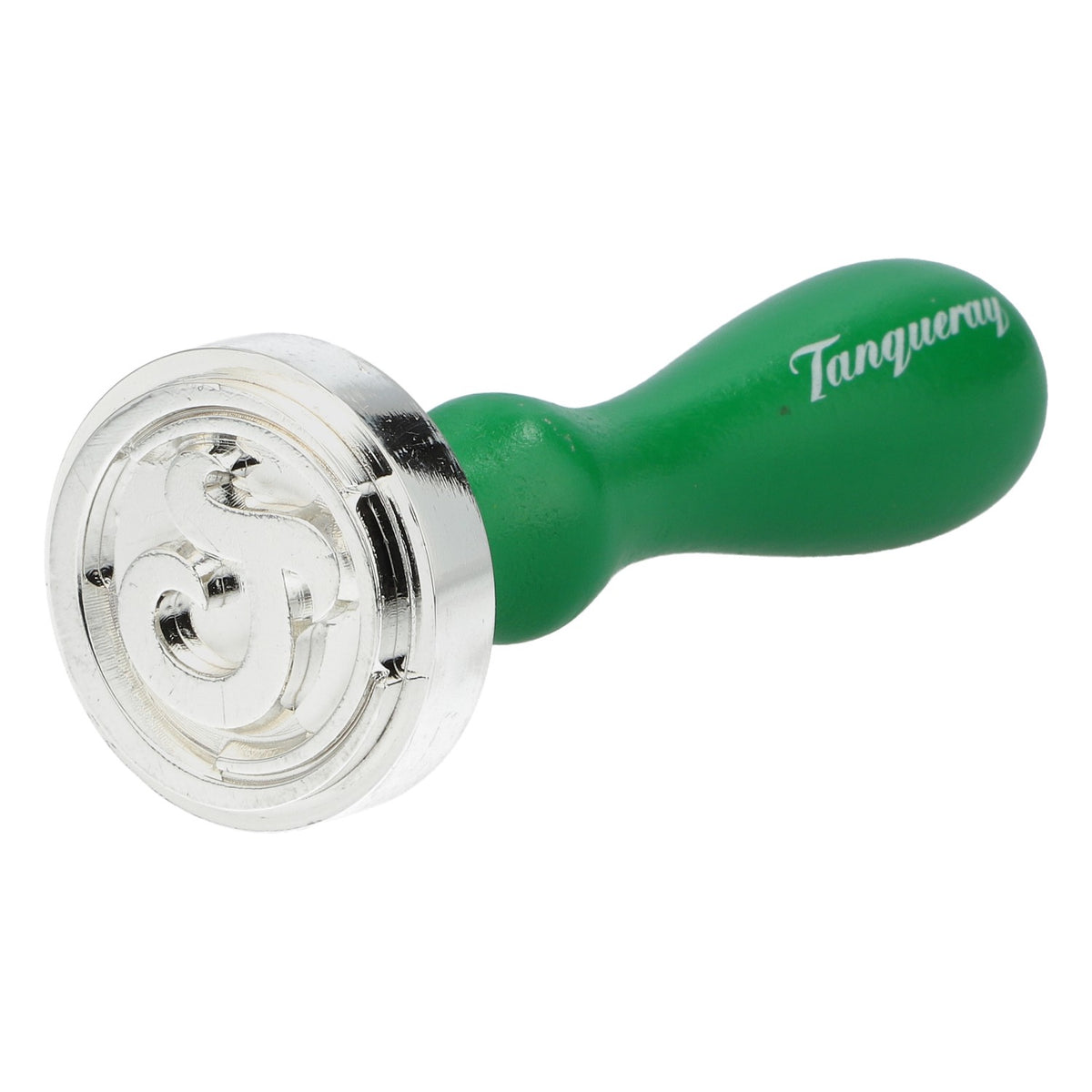 Tanqueray Gin Cachet métallique avec manche en bois vert