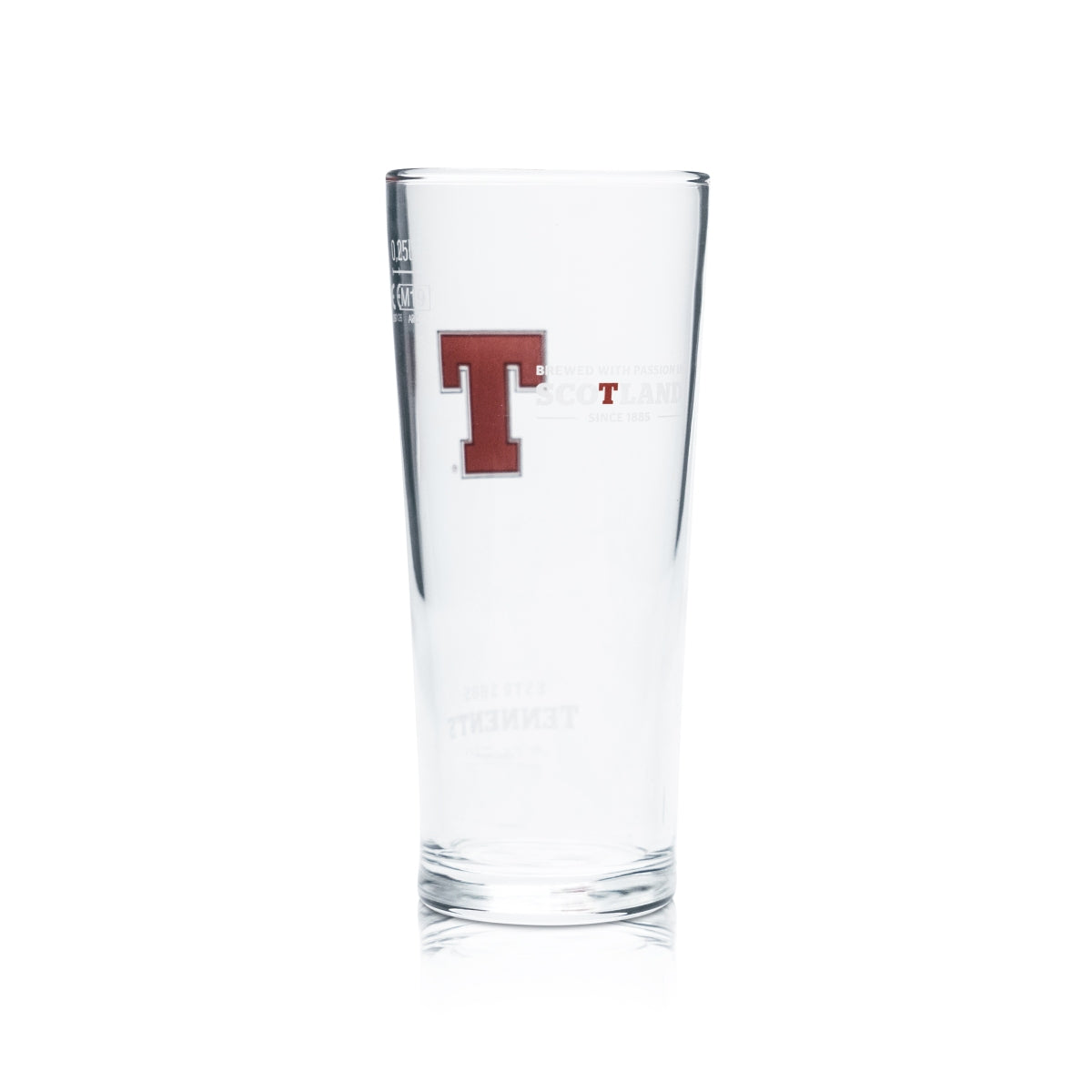 6 verres à bière Tennent's 0,25 l, verres à pied calibrés, Gastro Beer Wellpark Brew – Vue 4