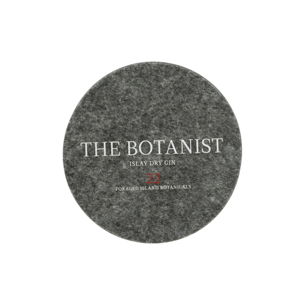 The Botanist Gin Sous-verre en feutre gris 10 cm Sous-verre à bière Table