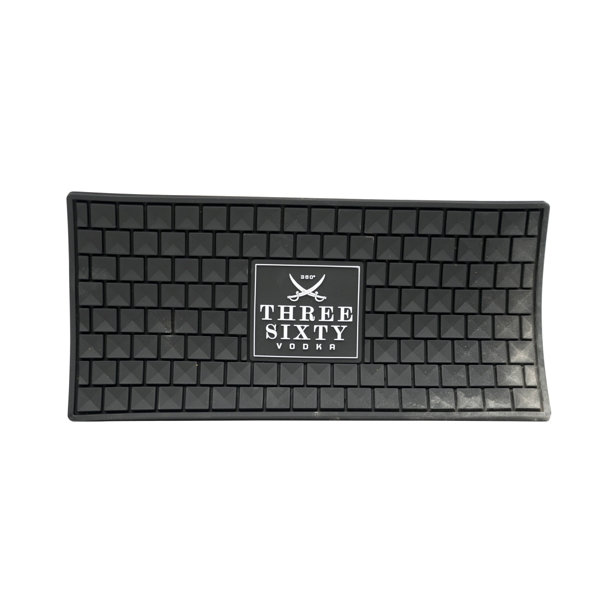 Three Sixty Vodka Tapis de bar 40 x 20 cm Tapis pour verres Tapis égouttoir Gastronomie