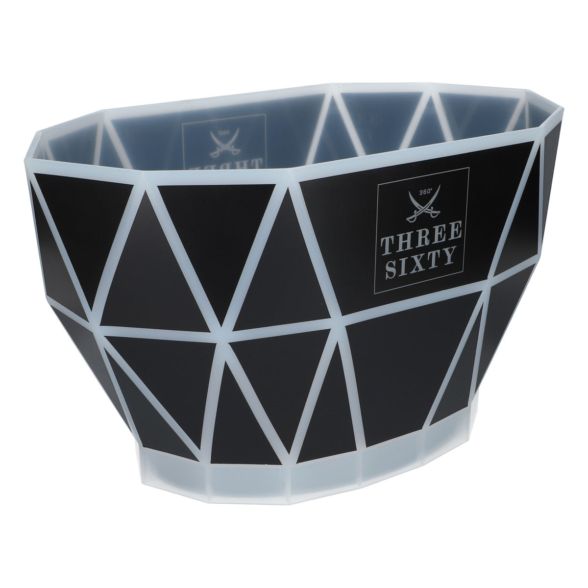 Three Sixty Vodka LED Refroidisseur Bac à glaçons Refroidisseur de bouteille Base rechargeable – Vue 2