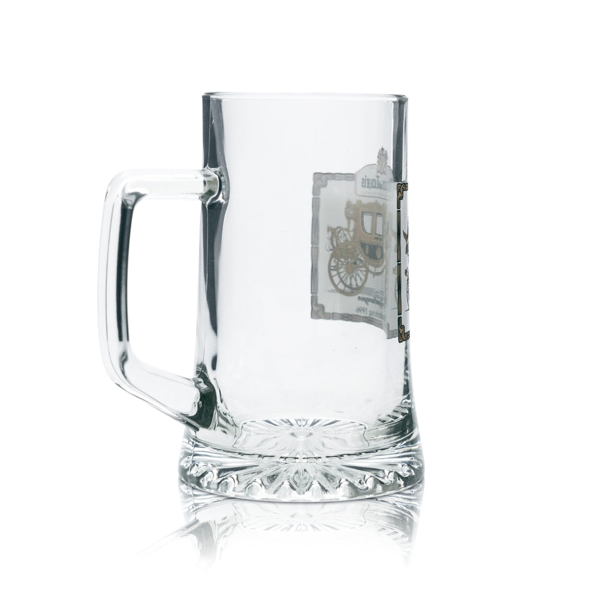 Chope à bière Thurn & Taxis en verre 0,4 l Chope spéciale 1996 Grand char de gala Chope à bière Collectionneur – Vue 2