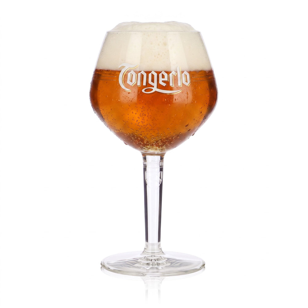 Verre à bière Tongerlo 0,4 l, forme de coupe, relief Ayano