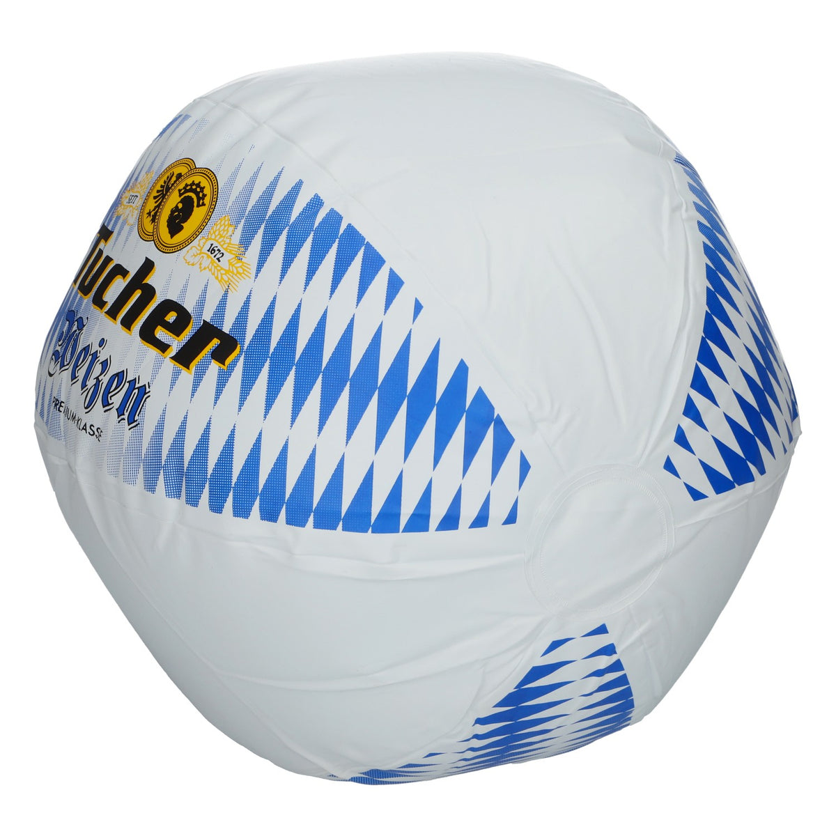 Ballon de plage gonflable Tucher (bière) Ø 30 cm, blanc, article pour fans – Vue 2