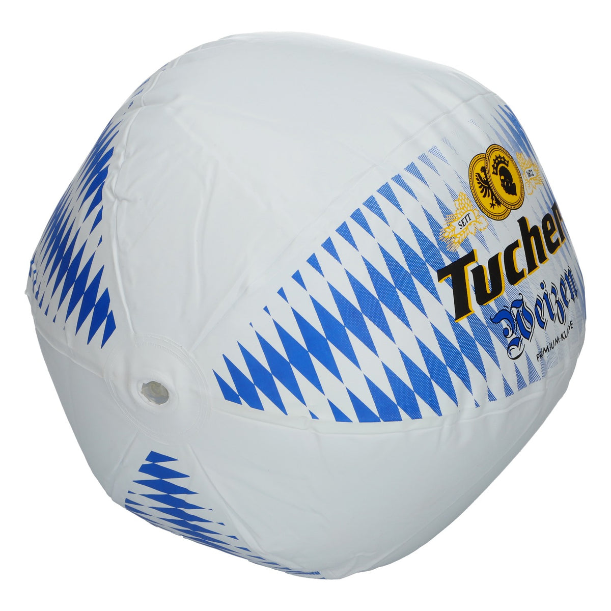Ballon de plage gonflable Tucher (bière) Ø 30 cm, blanc, article pour fans – Vue 3