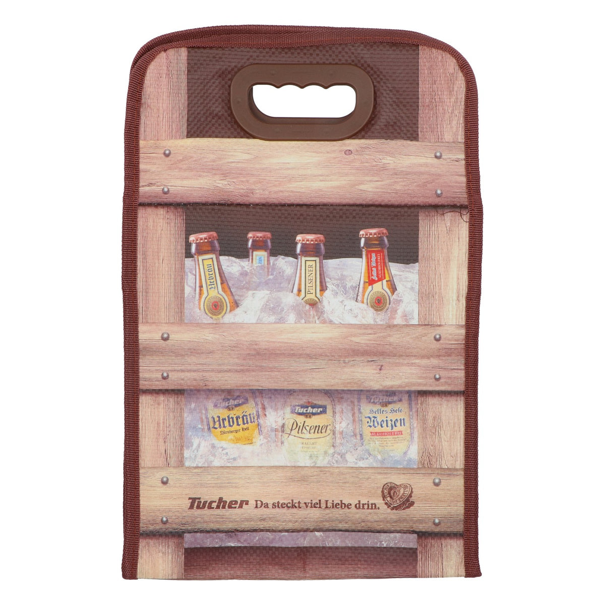 Sac isotherme Tucher Glacière Sixpack 6 bouteilles Fermeture éclair Été Plein air – Vue 2