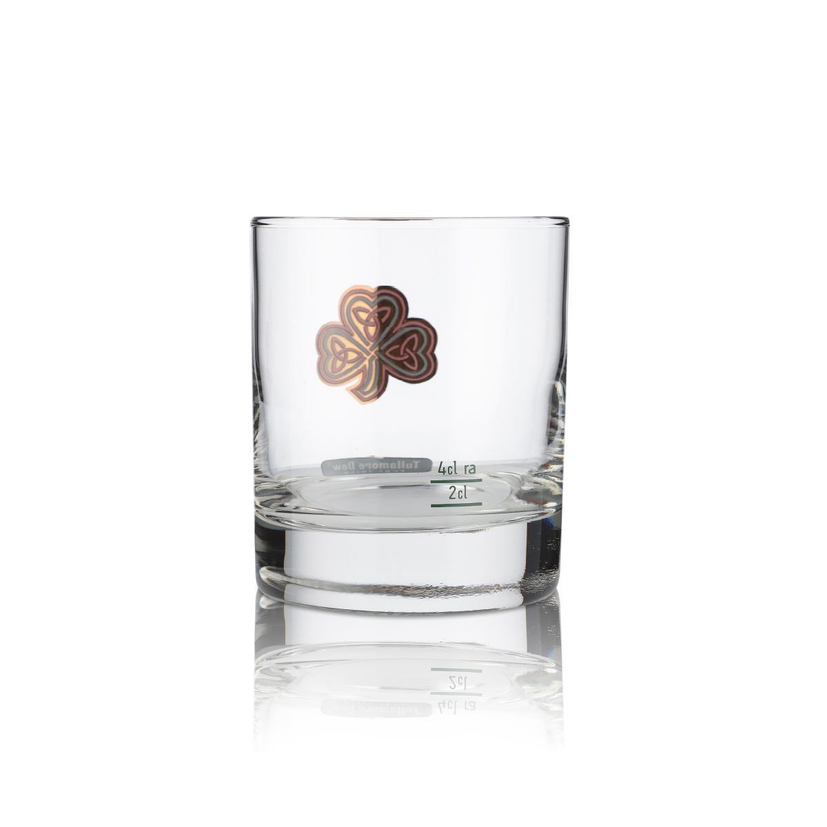 Tullamore Dew verre 0,29l Irish Whisky Tumbler verres verre de collection trèfle à quatre feuilles – Vue 2