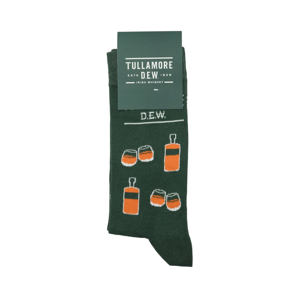 Chaussettes Tullamore Dew Chaussettes Broderie Unisexe Taille 42-46 Crew Douillettes