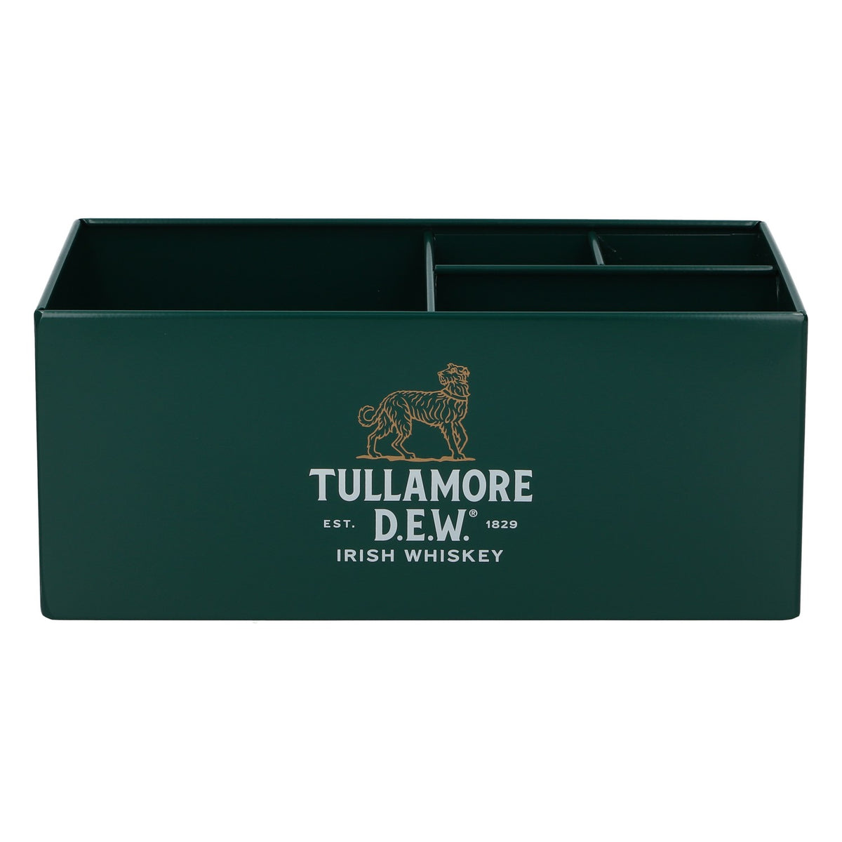Barcaddy pour whisky Tullamore Dew, 25,5 x 15 x 10,5 cm, neuf, en métal vert – Vue 2
