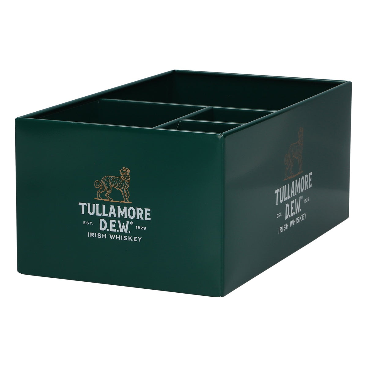 Barcaddy pour whisky Tullamore Dew, 25,5 x 15 x 10,5 cm, neuf, en métal vert – Vue 3