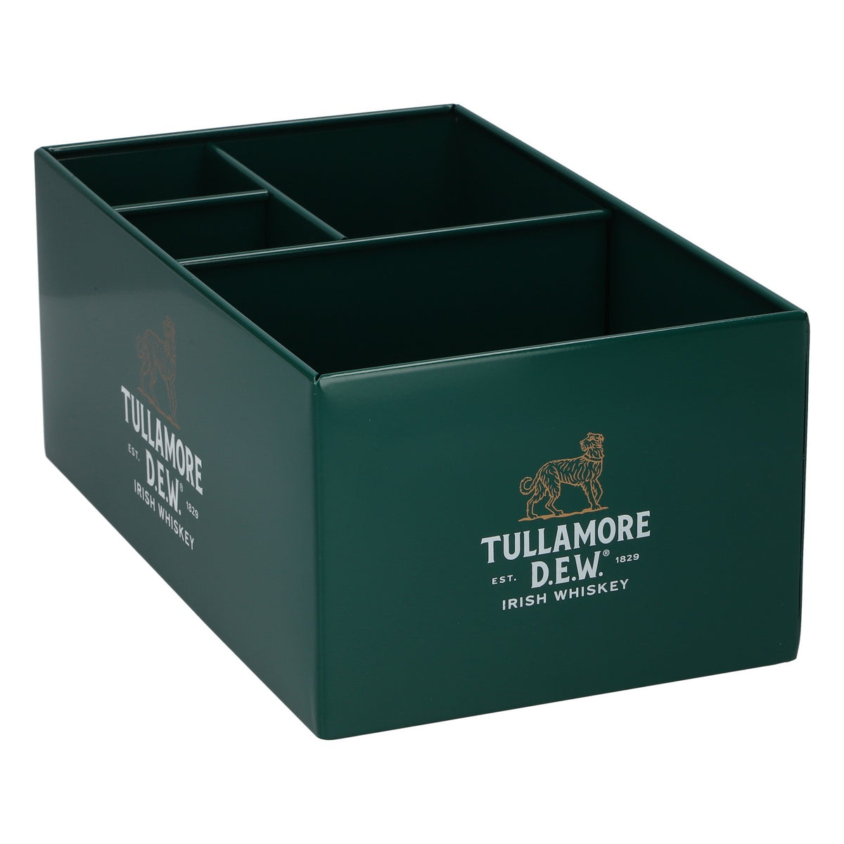 Barcaddy pour whisky Tullamore Dew, 25,5 x 15 x 10,5 cm, neuf, en métal vert – Vue 4