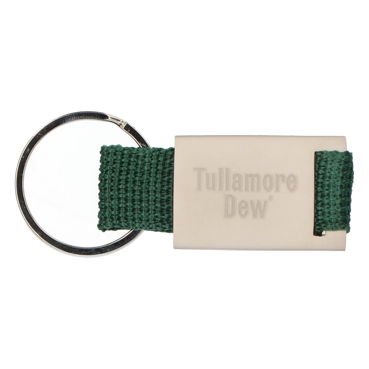 Tullamore Dew Whisky Pendentif porte-clés en acier inoxydable vert