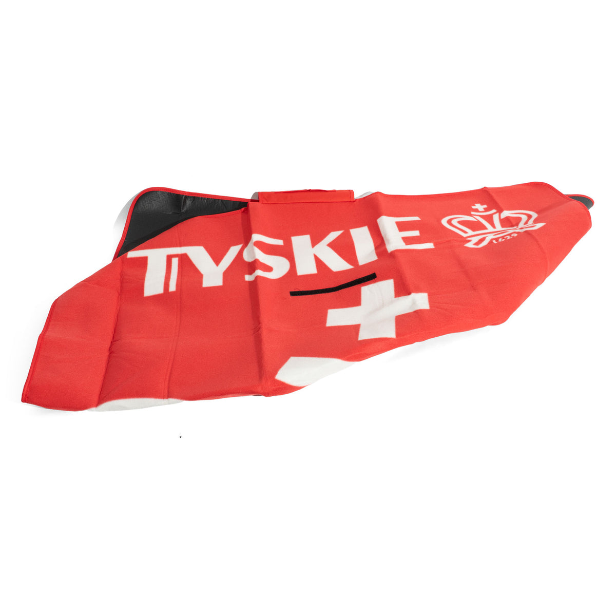 Couverture Tyskie Bière Couverture de pique-nique Couverture polaire Couverture douillette Couverture de terrasse 150 x 125 cm Rouge – Vue 3