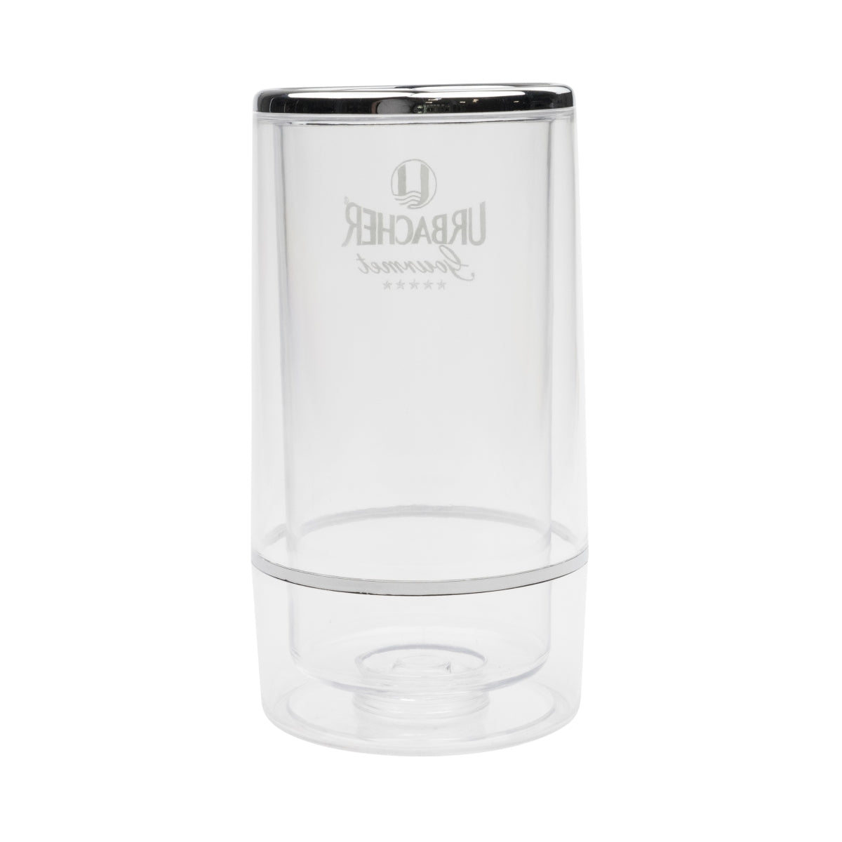 Urbacher Wasser Refroidisseur de bouteilles Bac à glaçons Conférence 1 bouteille transparent – Vue 2
