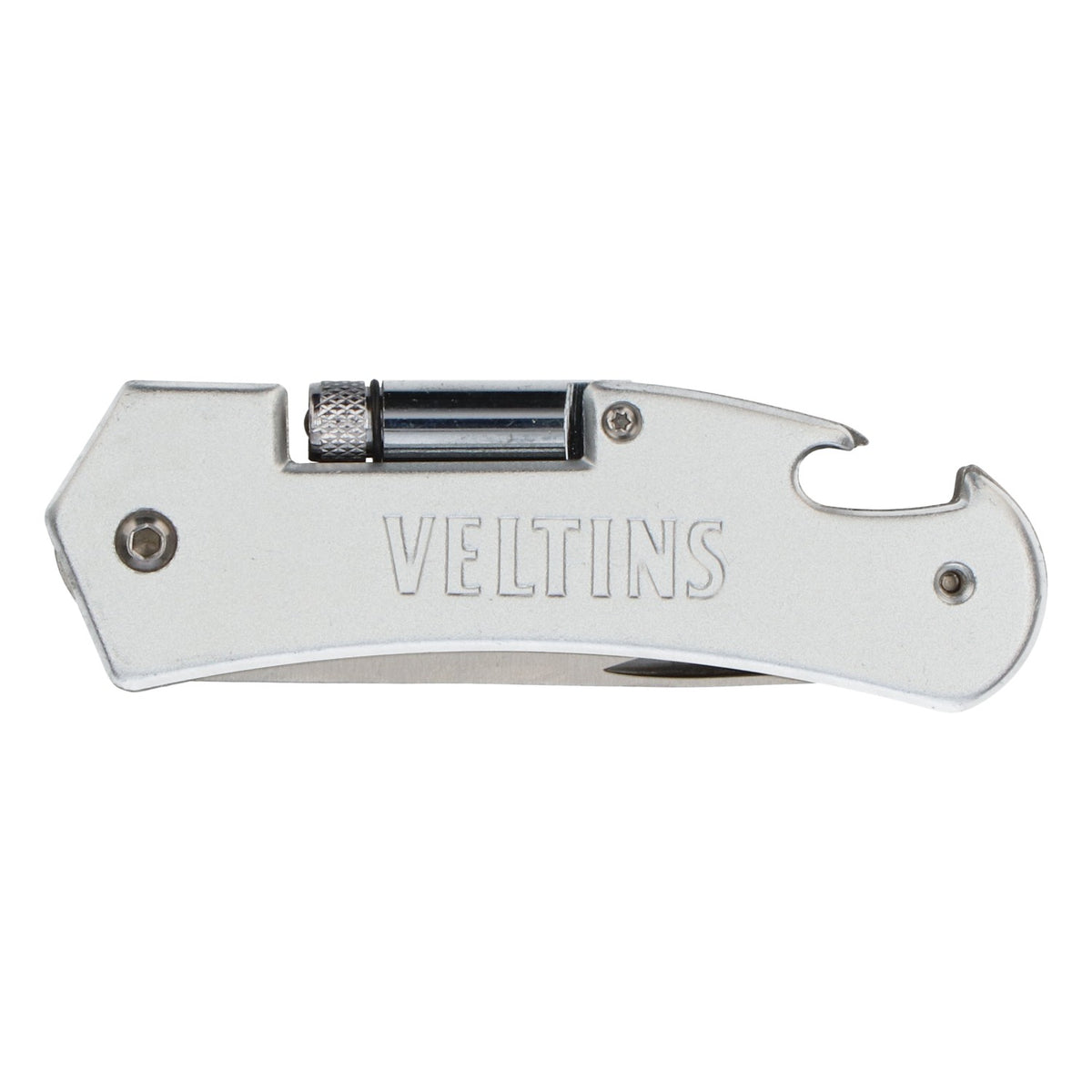Couteau de poche LED Veltins Bier Outdoortool Multitool Décapsuleur Camping – Vue 2