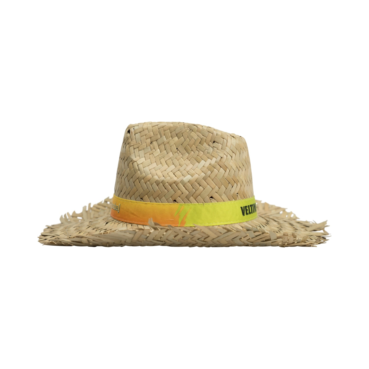 Chapeau de paille Veltins Strawhat Casquette Casquette Été Soleil Sun Party Festival Plage – Vue 3