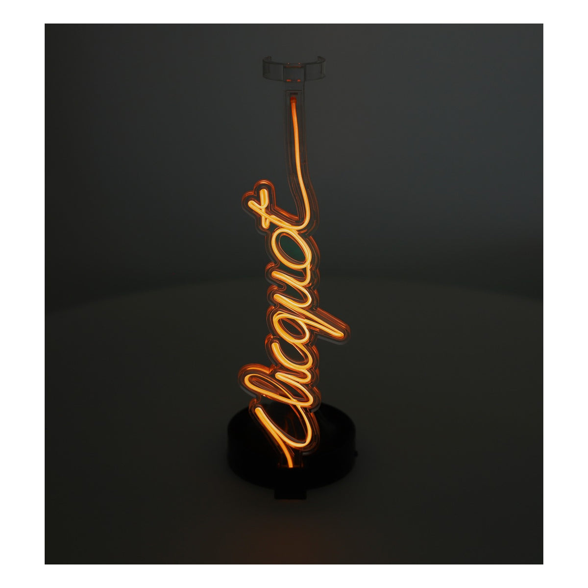 Porte-bouteilles de champagne Veuve Clicquot Glorifier LED néon avec bloc d'alimentation – Vue 6