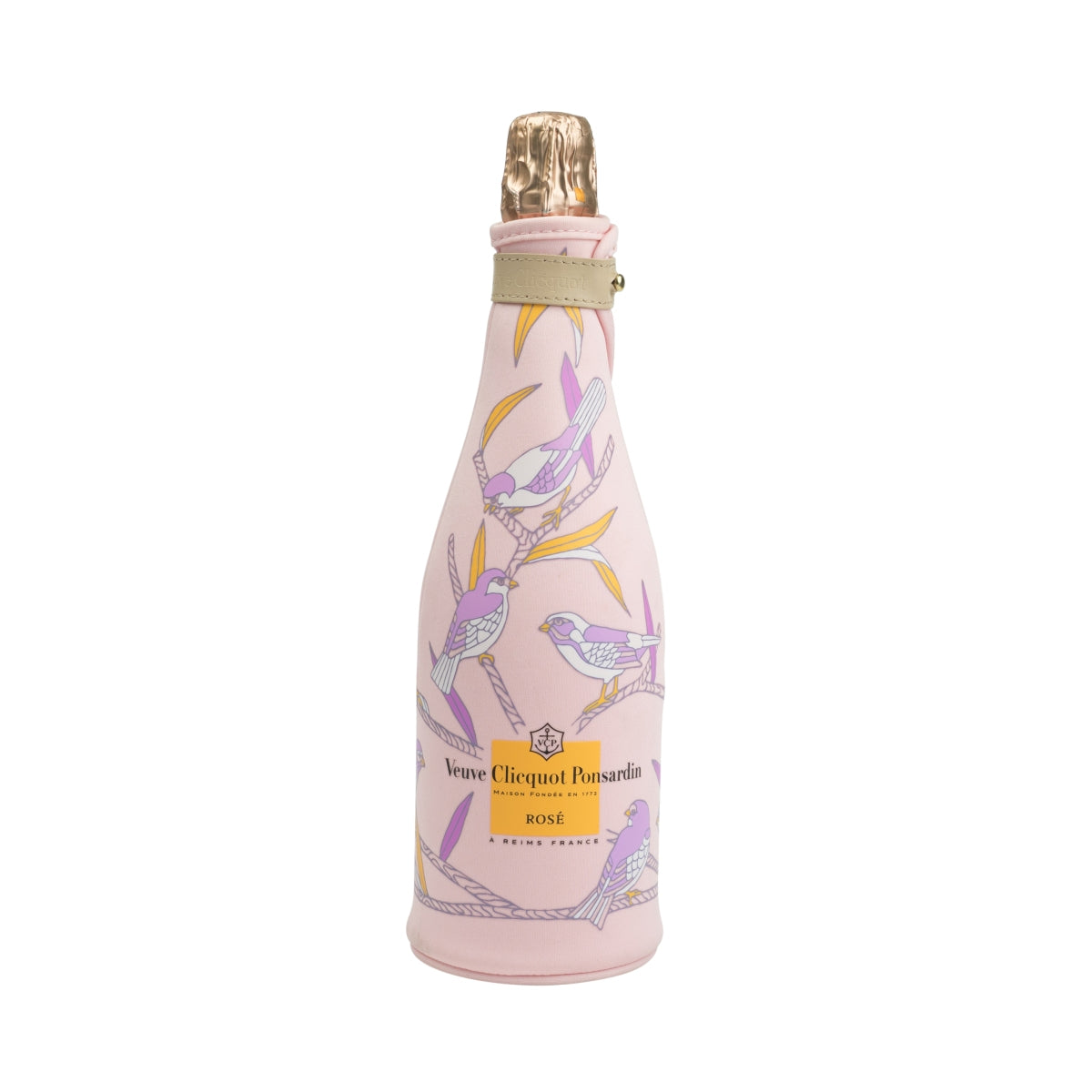 Veuve Clicquot Champagne Gaine pour bouteille Rose Flowers Ice Jacket Gaine réfrigérante