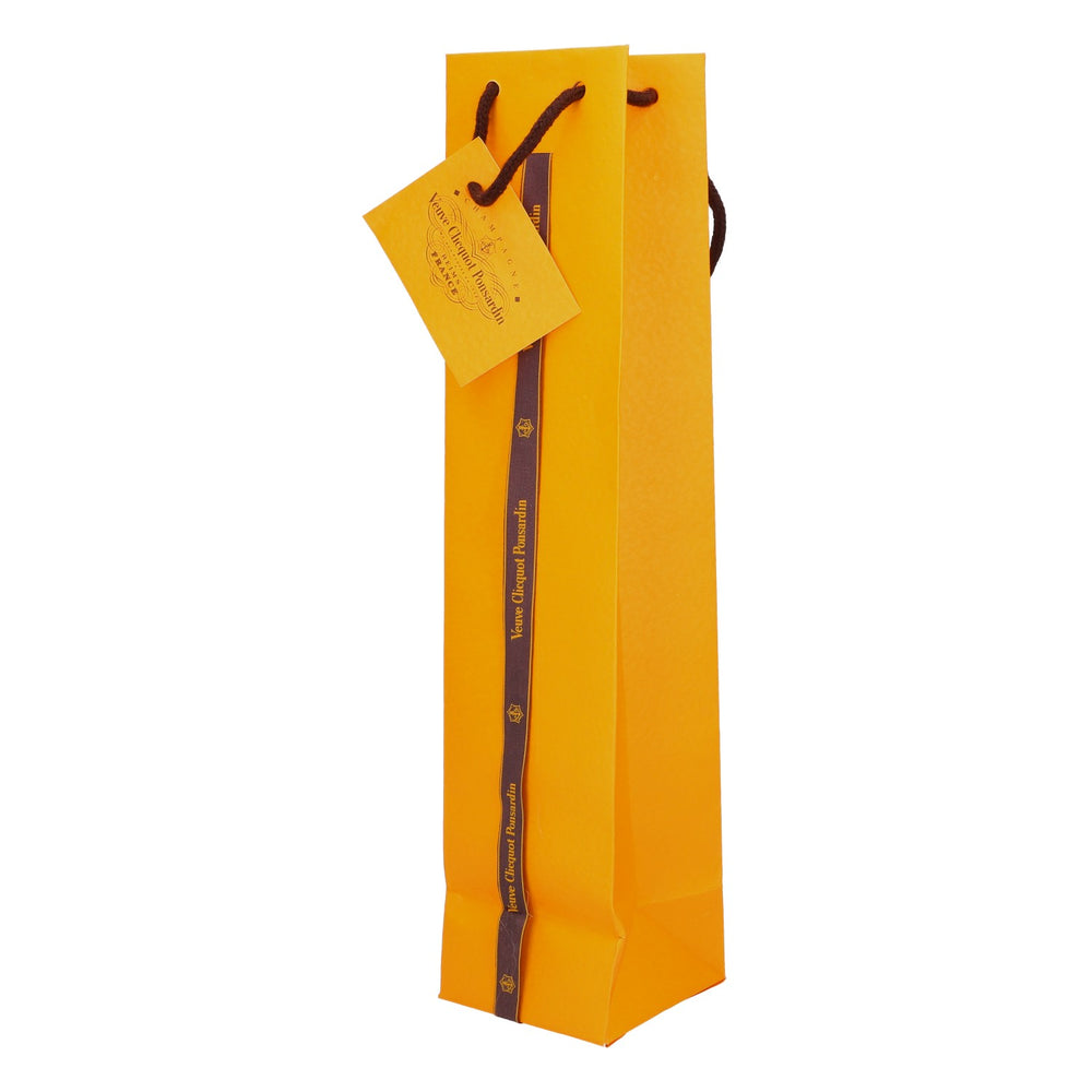 Sac pour bouteille de champagne Veuve Clicquot avec ruban 750 ml orange