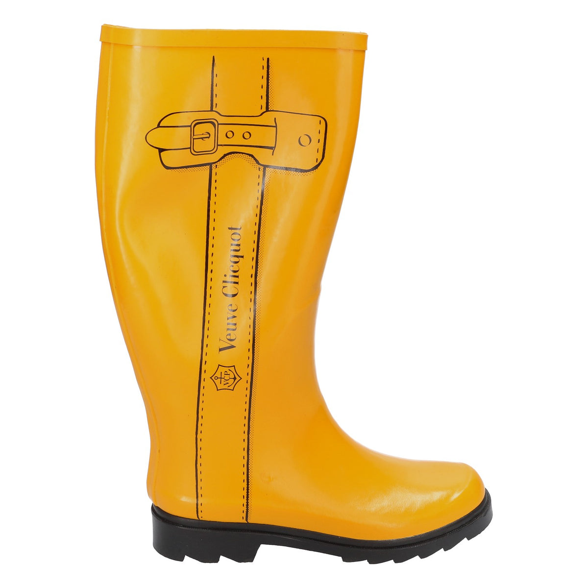 Bottes en caoutchouc Veuve Clicquot Champagne Yellow Label Rain Boots Taille 36/37 – Vue 3