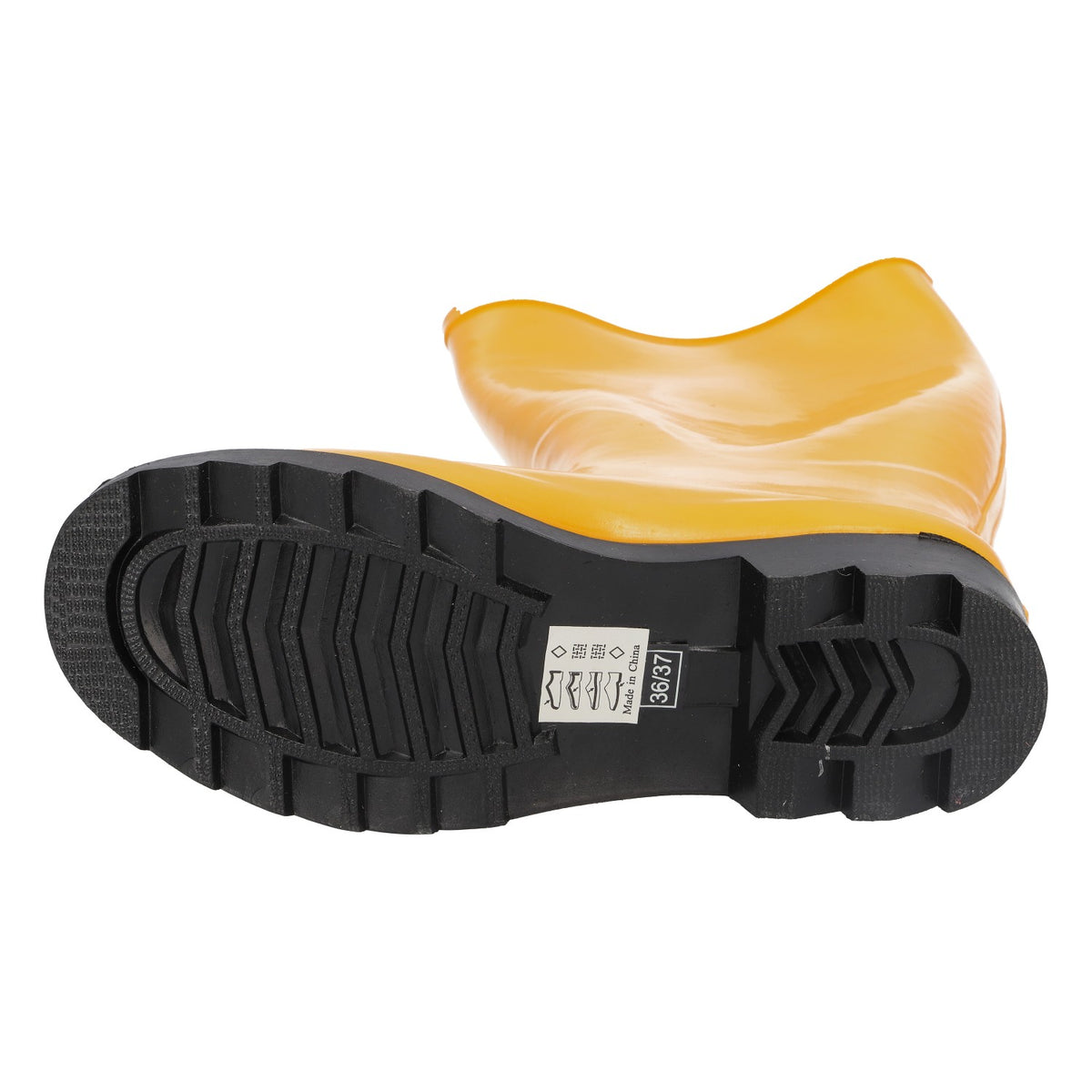 Bottes en caoutchouc Veuve Clicquot Champagne Yellow Label Rain Boots Taille 36/37 – Vue 5