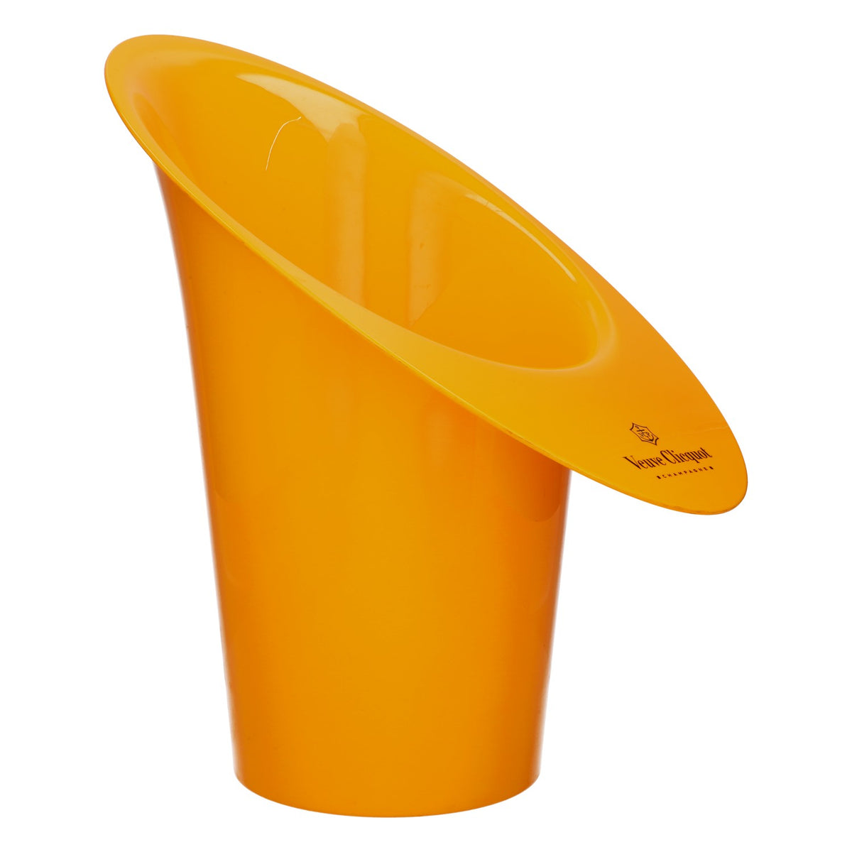 Seau à champagne Veuve Clicquot, modèle «Single Orange» avec renflement, légèrement usagé – Vue 2