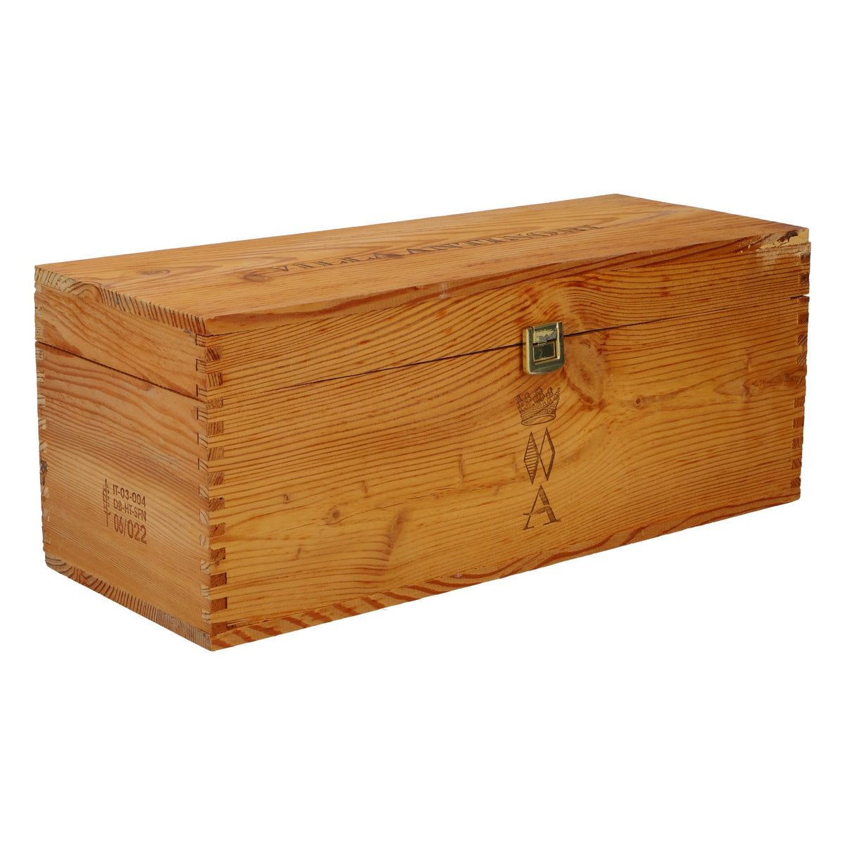 Caisse en bois « Villa Antinori » pour la décoration intérieure, 16 x 40,5 x 16 cm