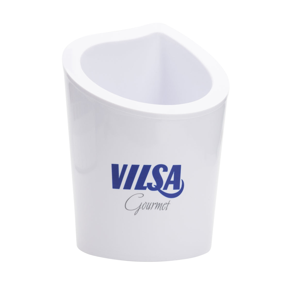 Vilsa Gourmet Refroidisseur de bouteilles de eau Bac à glaçons Refroidisseur simple Blanc Forme de goutte