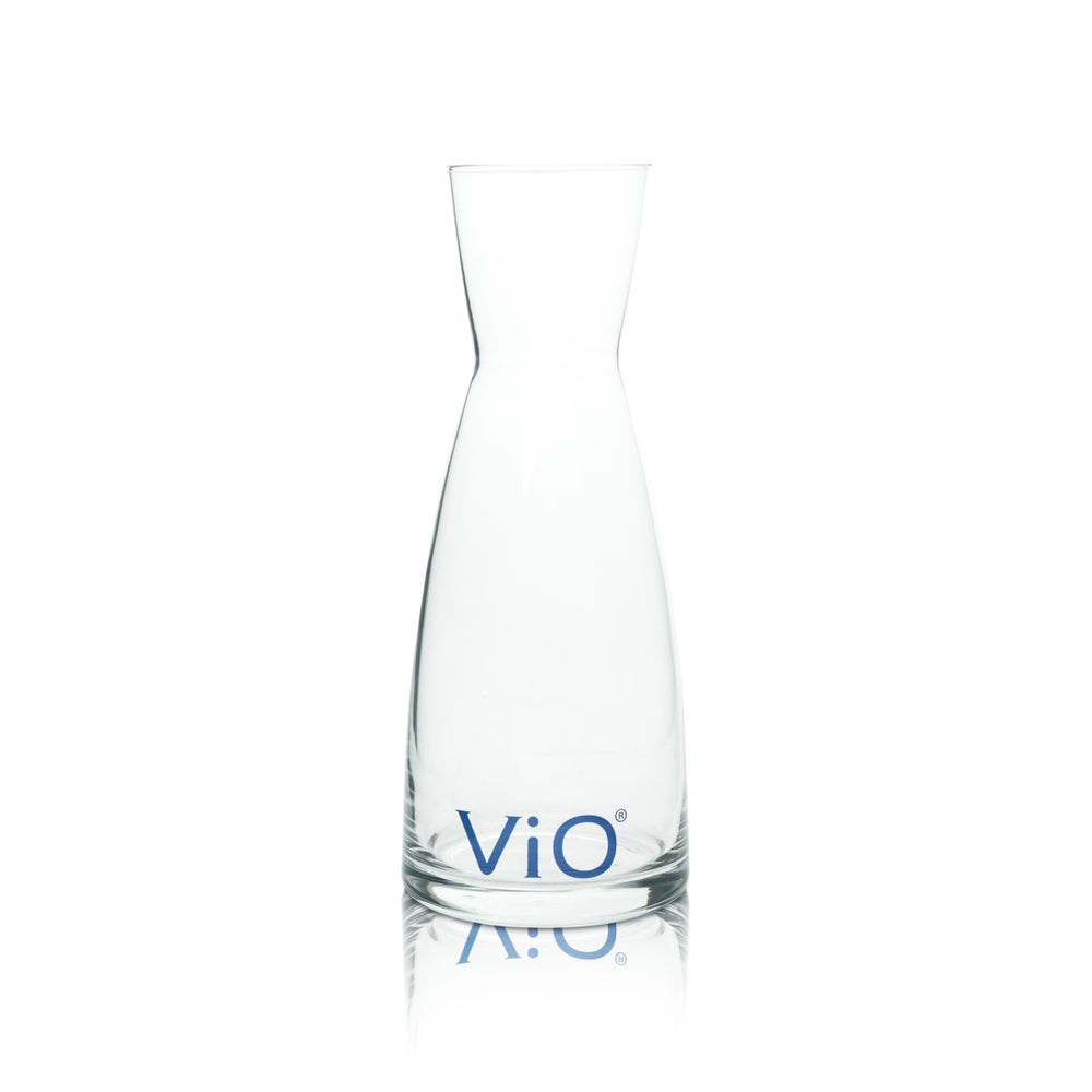 Carafe à eau Vio 1 l, pichet en verre avec bec verseur, carafe, eau minérale, restauration
