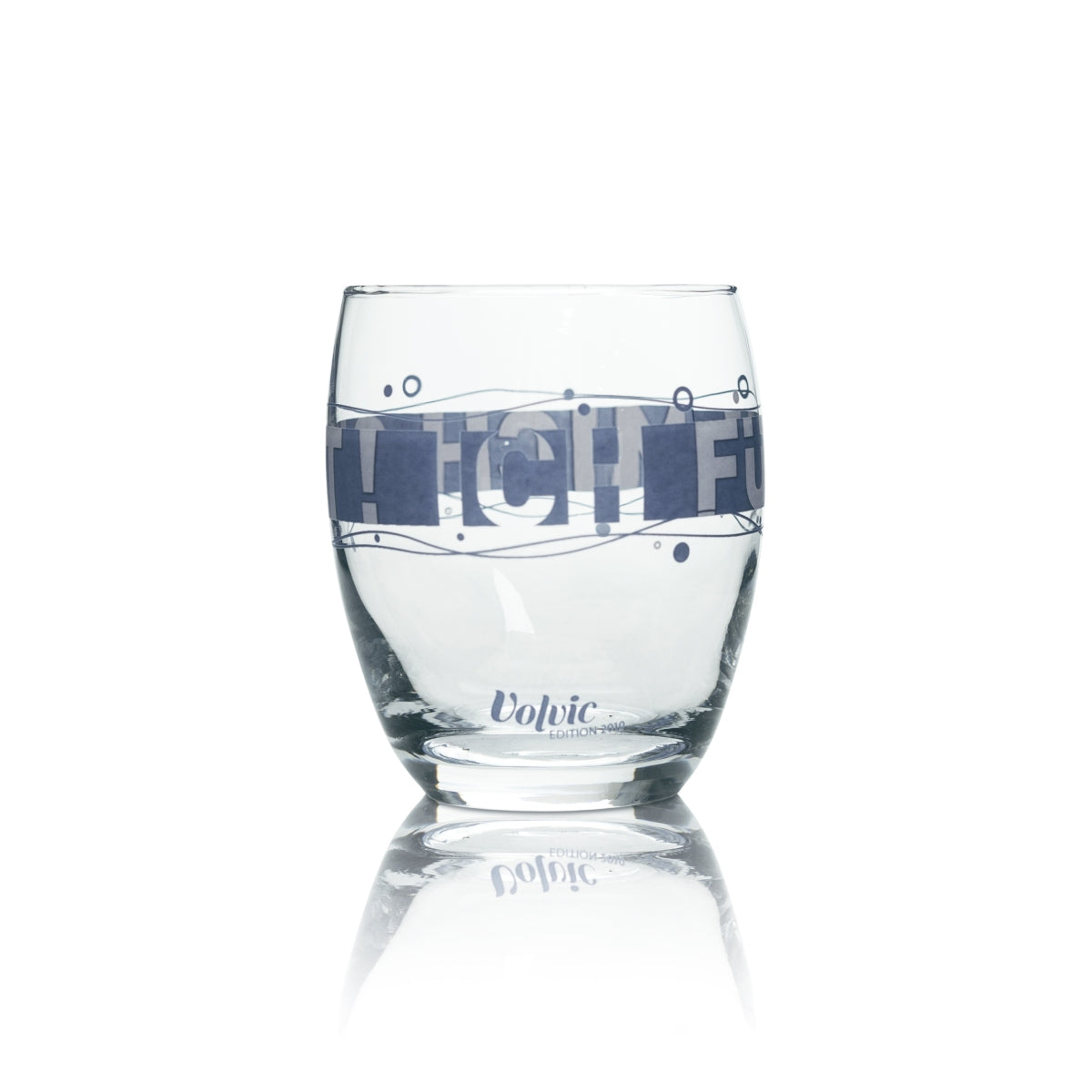 Verre à eau Volvic 0,2 l, gobelet, édition 2010, source minérale, soda