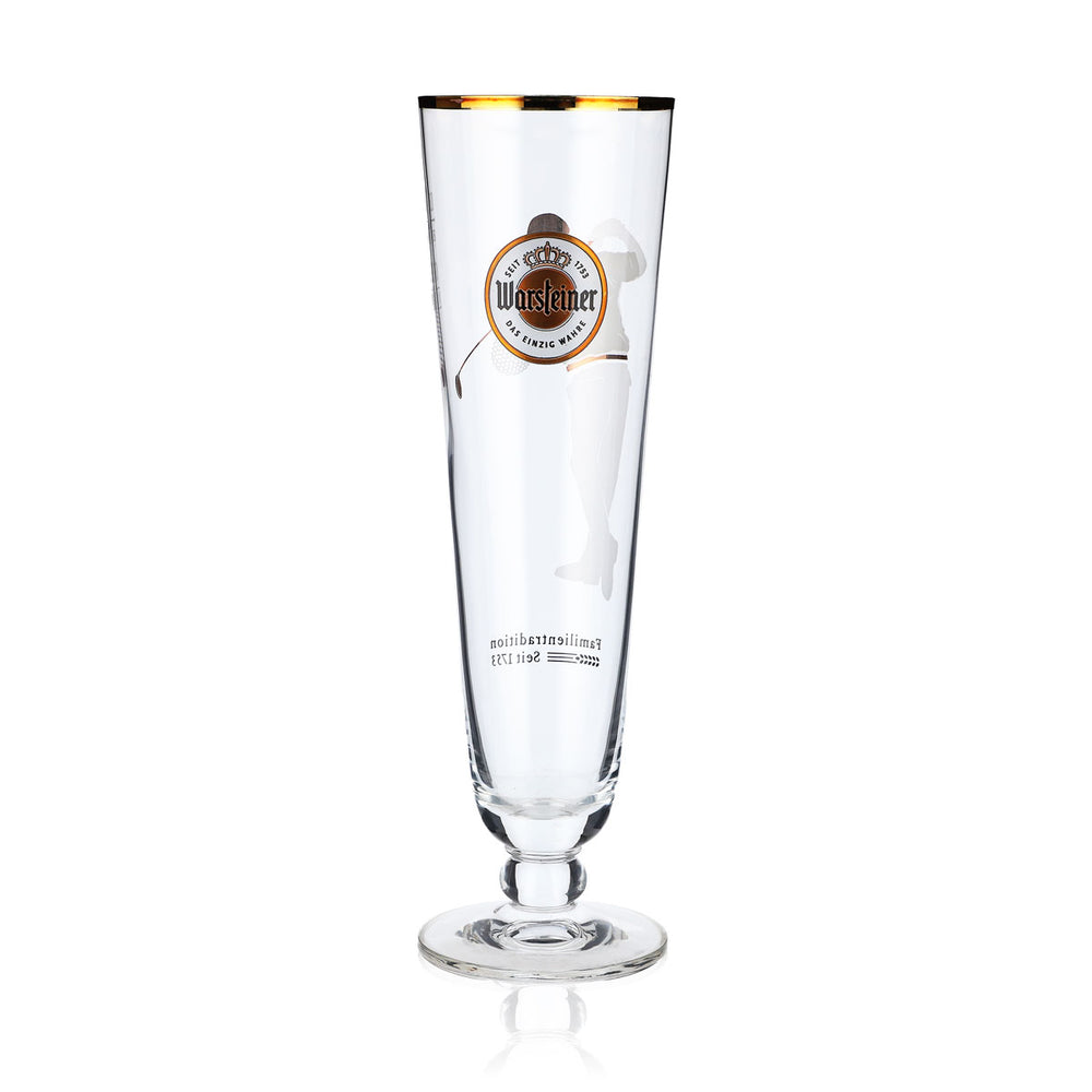 Verre à bière Warsteiner 0,25 l Verres à bière Verre de collection Coupe Golfeur