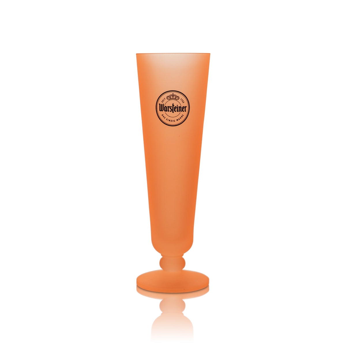 Verre à bière Warsteiner 0,2 l néon tulipe orange coupe collector édition Pride