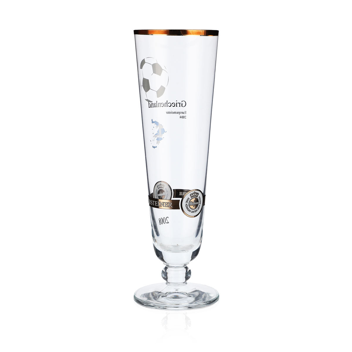 Verre à bière Warsteiner Verre à bière Verre de collection 0,28 l Coupe « Grèce » Euro 2008 – Vue 4
