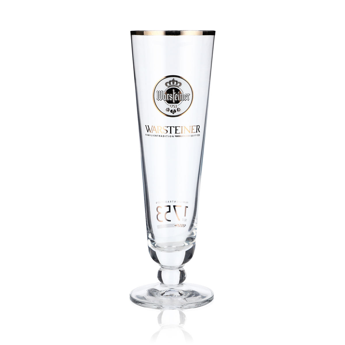 Verre à bière Warsteiner Verres à bière 0,28 l Coupe/tulipe 1753 Logo Bord platine